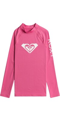 2024 Roxy Meisjes Wholehearted Lange Mouw Lycra Vest ERGWR03286 - Shocking Pink